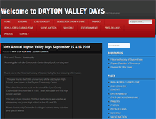 Tablet Screenshot of daytonvalleydays.org